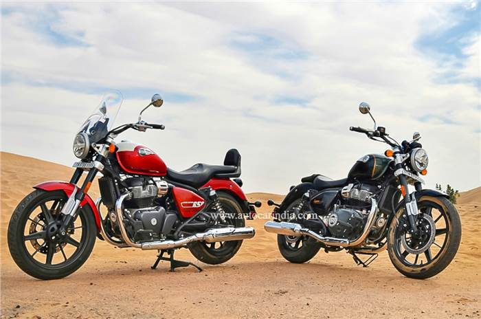 Royal Enfield Super Meteor 650 cruiser India launch price Rs 3.49 lakh: colours, variants, features.